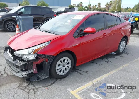 2019 Toyota Prius Le из США, поврежденный, VIN JTDKARFU5K3092437